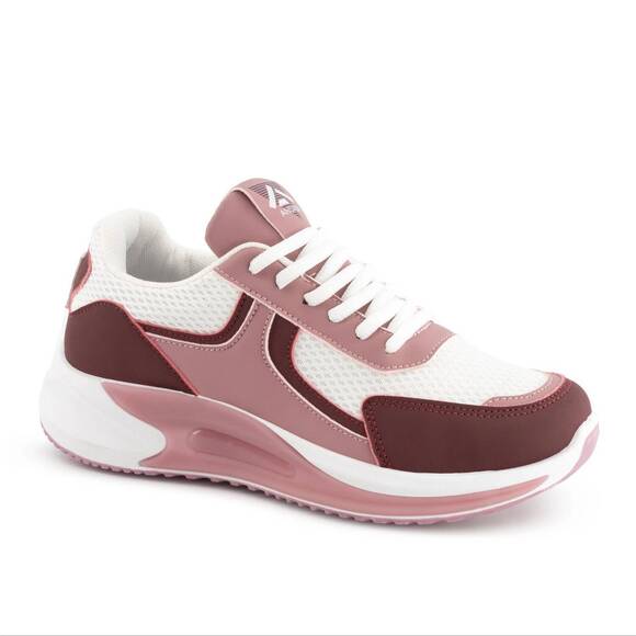 ANDREA Shoes - NEW ANDREA women’s cushioned sole comfort sneakers in pink / white